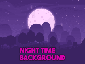 2D night time background