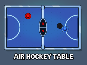 Air hockey table