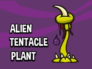 Alien tentacle plant