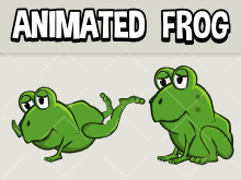 Animated frog