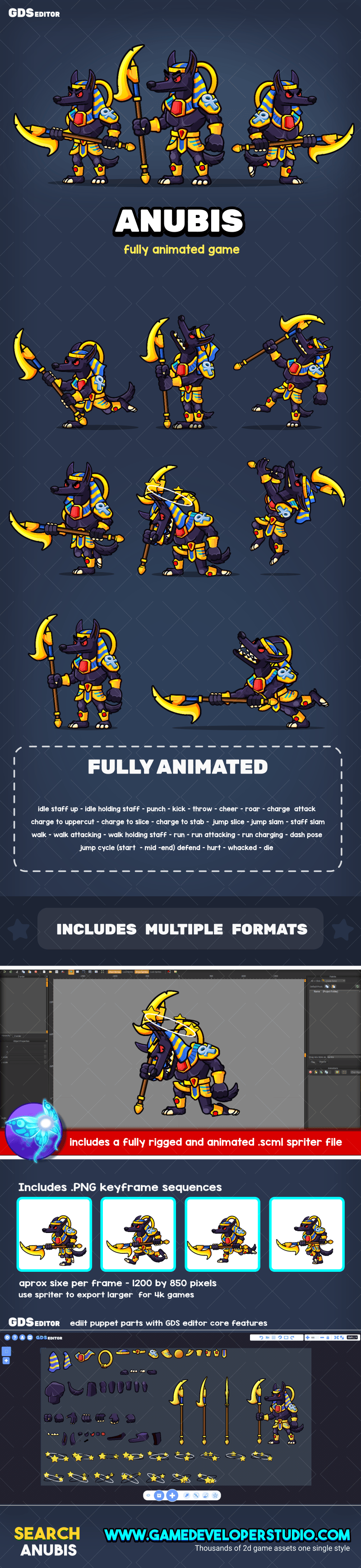Anubis 2d game boss