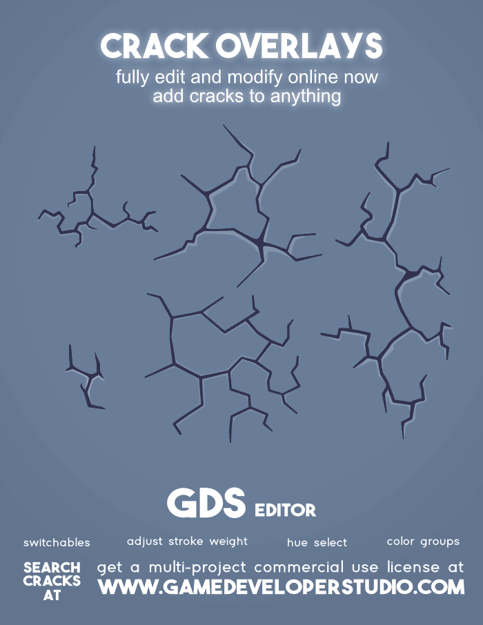 crack overlay sprites