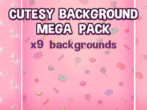 cutesy game background pack