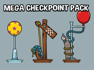 Game checkpoint marker collection