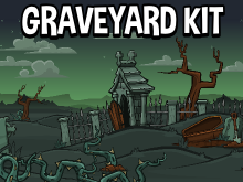 Graveyard scene creator