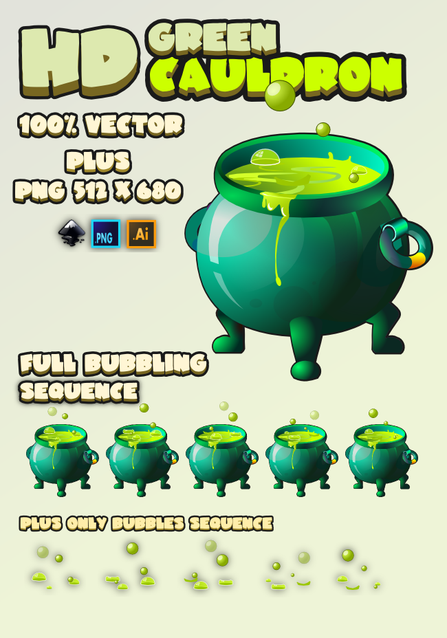 Green HD cauldron