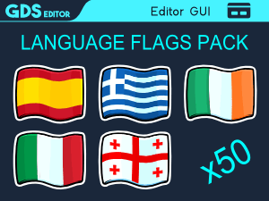 Language flags icons pack
