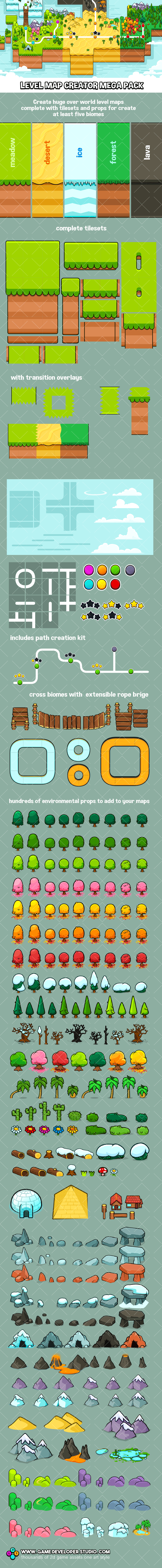 Level map creator mega pack