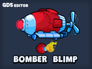 Mechanoid bomber blimp