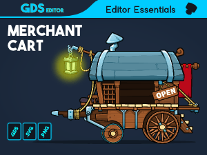 Medieval merchant cart