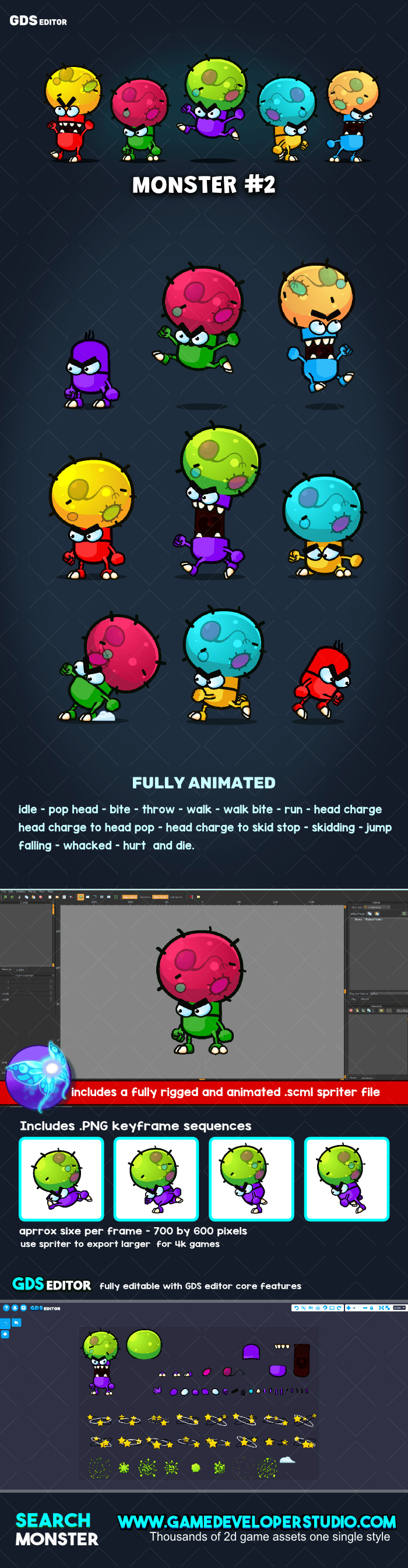 Monster game sprite number two