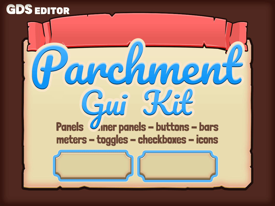 Parchment Game user interface kit