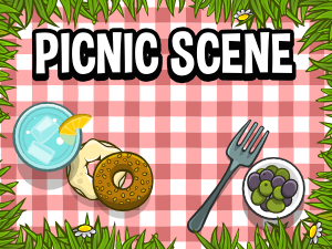 Picnic scene creation pack 