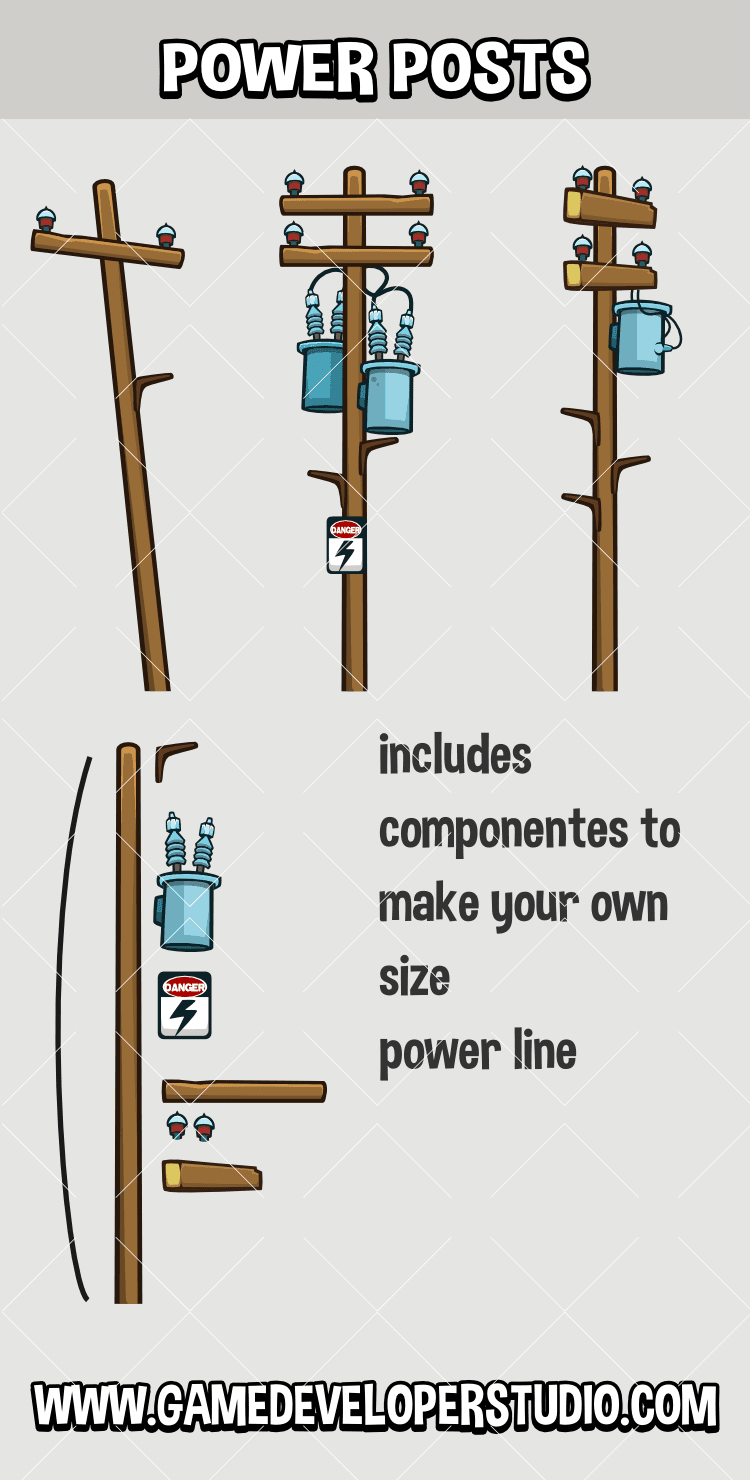 power line posts 
