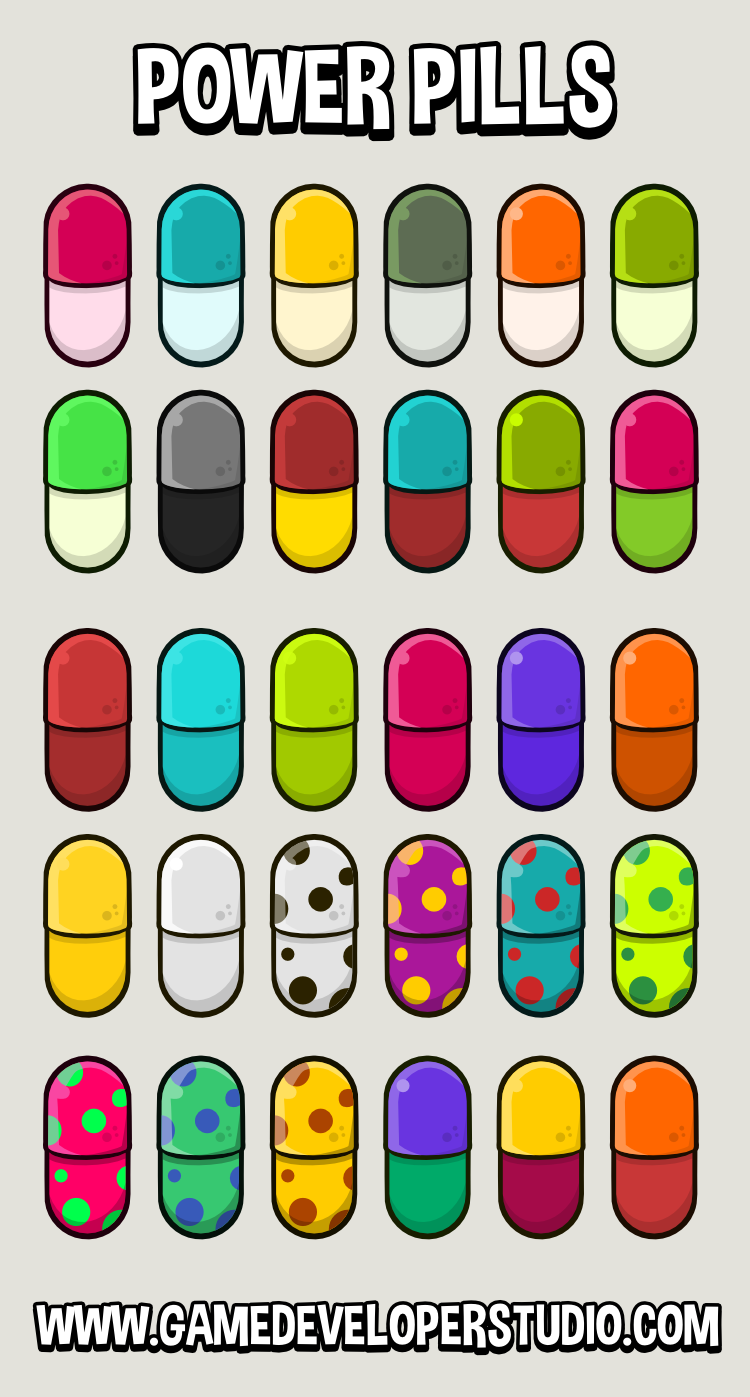 Power pill game collectable