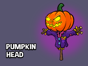 Pumpkin scarecrow  game character
