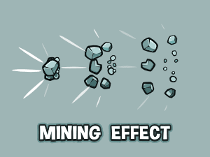 Rock breaking effect