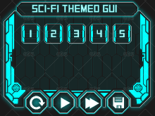 sci fi userface theme