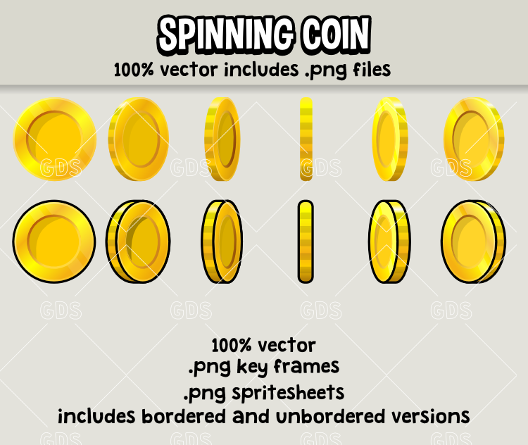 Spinning coin