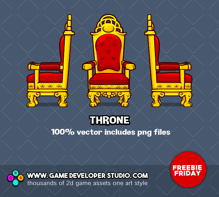 Throne  environmental prop