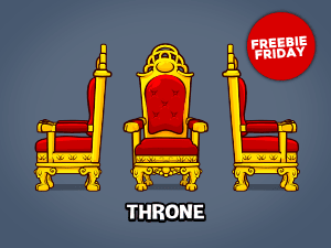 Throne  environmental prop