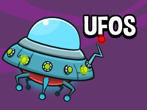 Ufo 2d game sprites