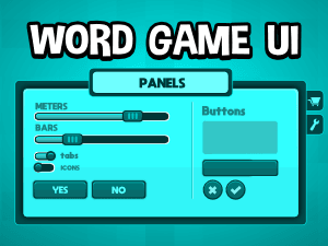 Word game ui pack